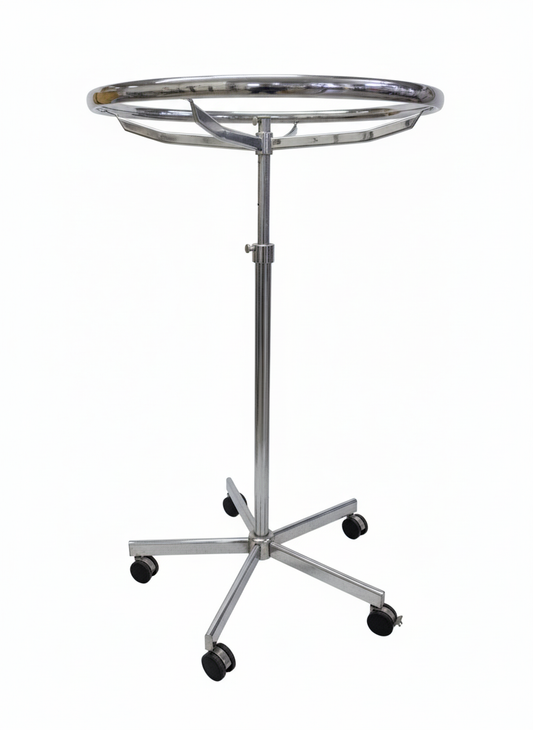 Kleiderständer rund, mit Rollen