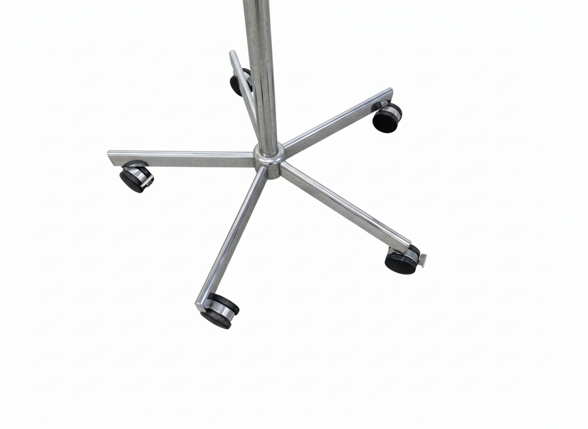 Kleiderständer rund, mit Rollen