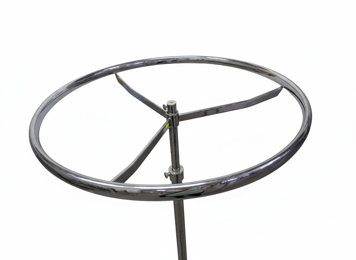 Kleiderständer rund, mit Rollen