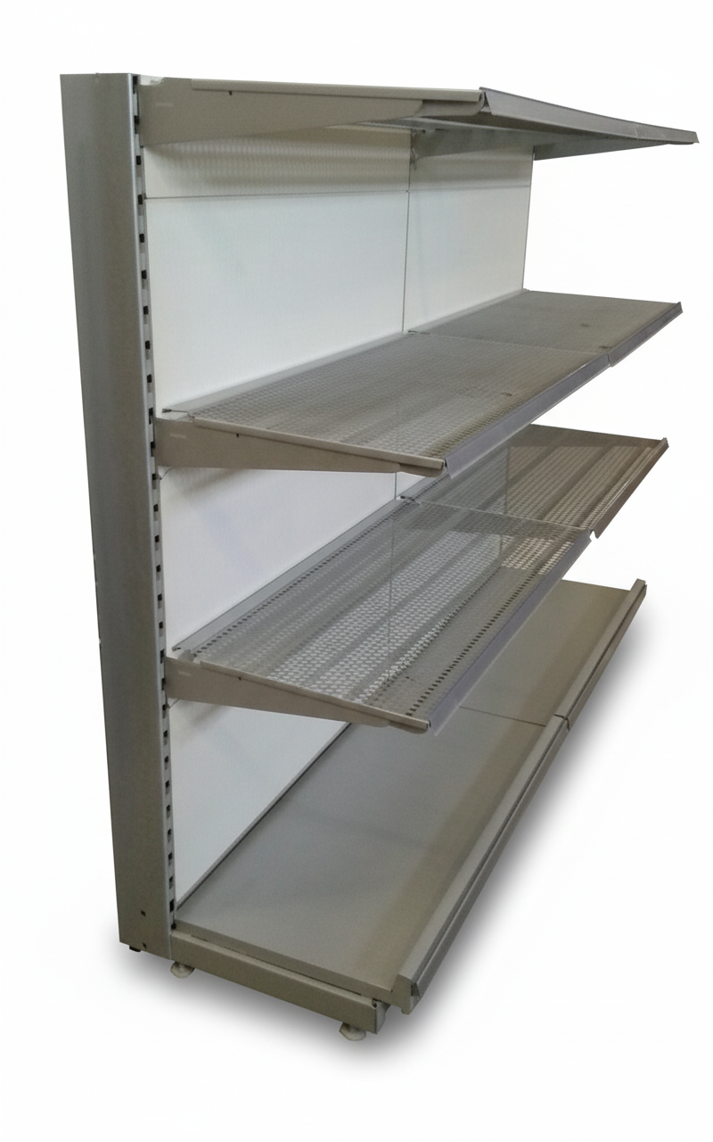 Tego Wandregal mit Drahtgitter, Breite 100cm