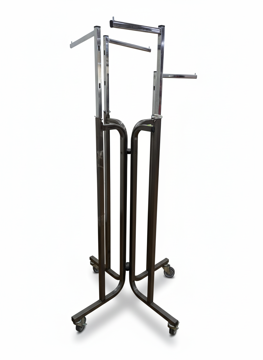 4-Armständer, mit Rollen