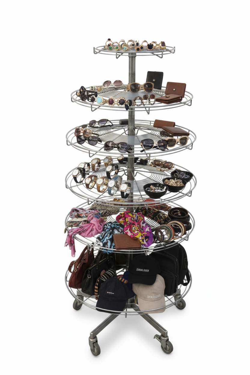 Rundständer mit Rollen